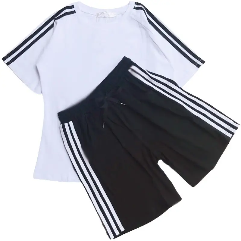 Women White Adidas Track Shorts Set Large - Image 14