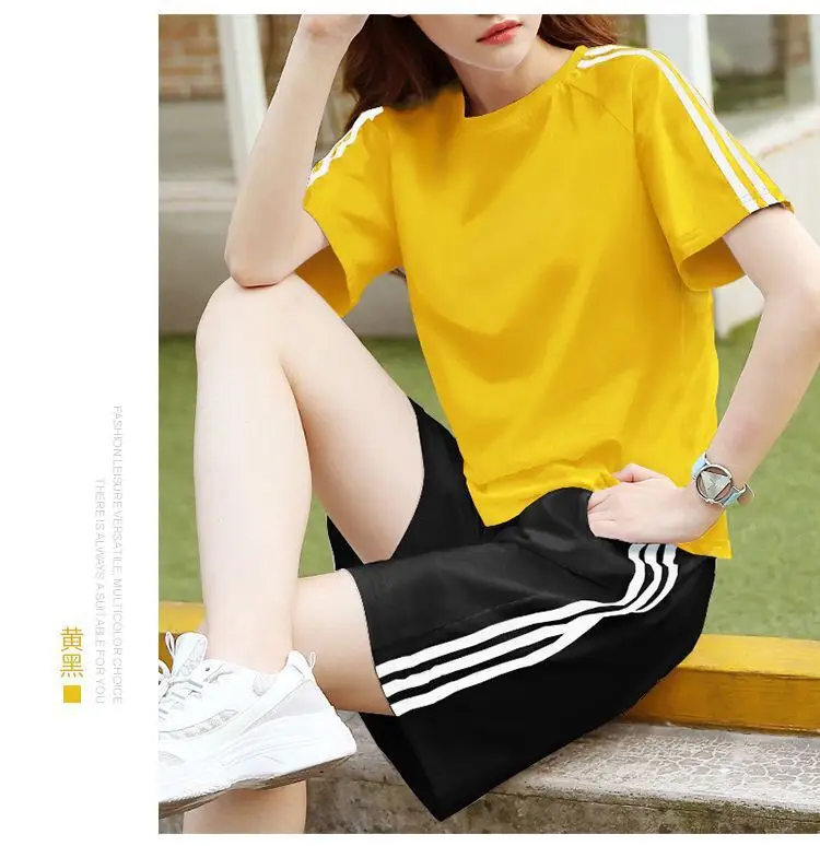 Women White Adidas Track Shorts Set Large — feature 15