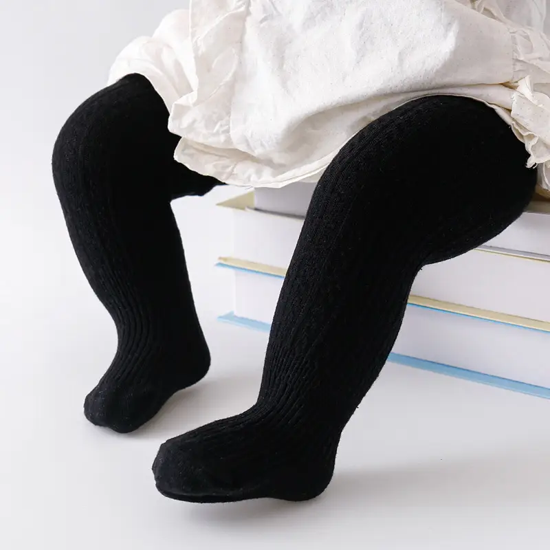 Baby Cotton Leggings Spring Fall Bunny Design Large - Image 11