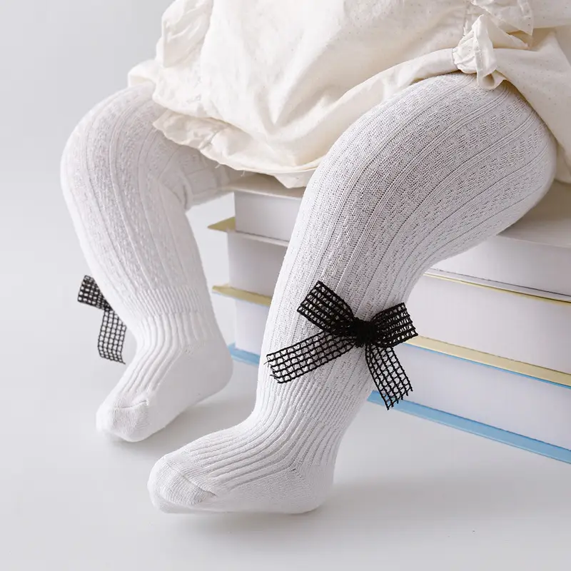 Baby Cotton Leggings Spring Fall Bunny Design Large - Image 17