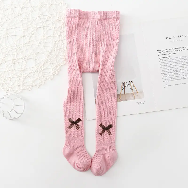 Baby Cotton Leggings Spring Fall Bunny Design Large - Image 20
