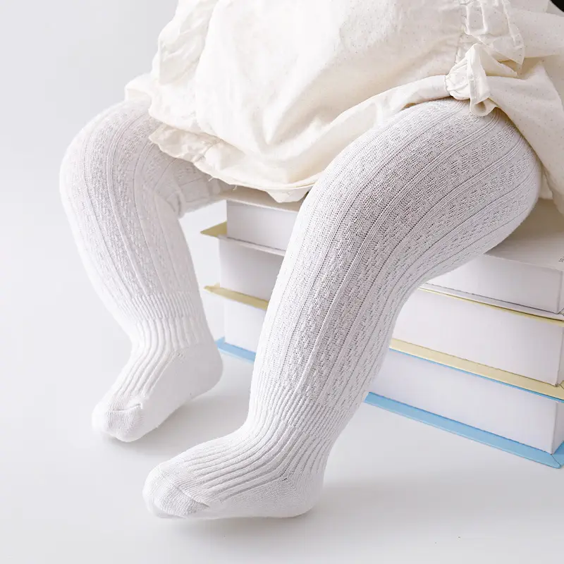 Baby Cotton Leggings Spring Fall Bunny Design Large - Image 9
