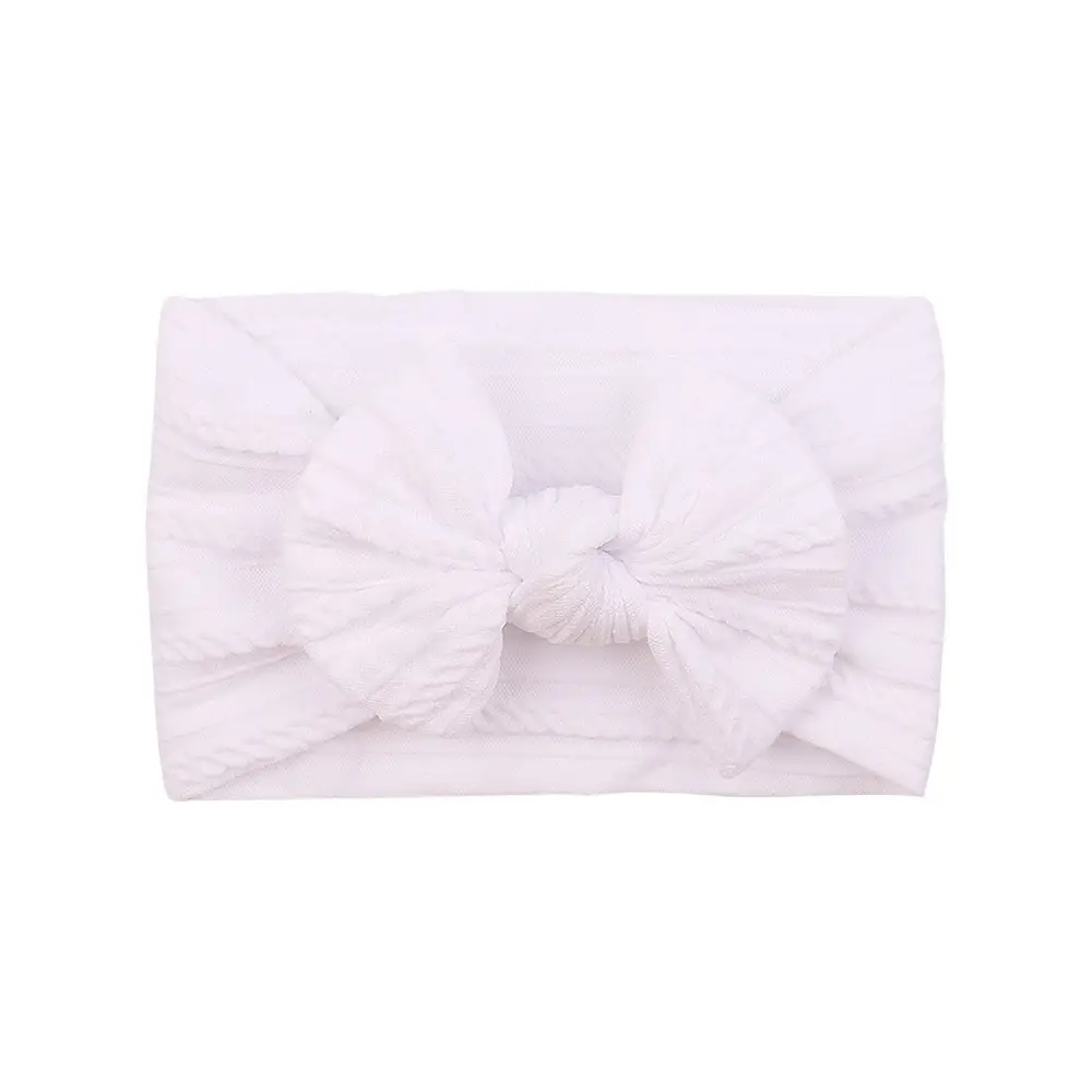 Brown Jacquard Bow Headscarf for Girls - Image 31