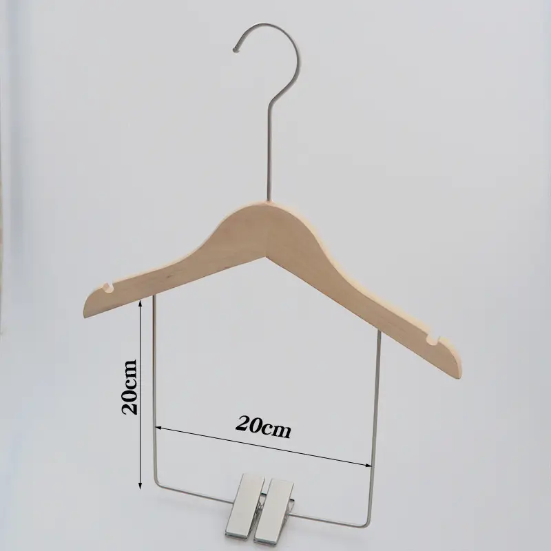 Wooden Baby Hanger 15cm Round Hook 18cm High - Image 9