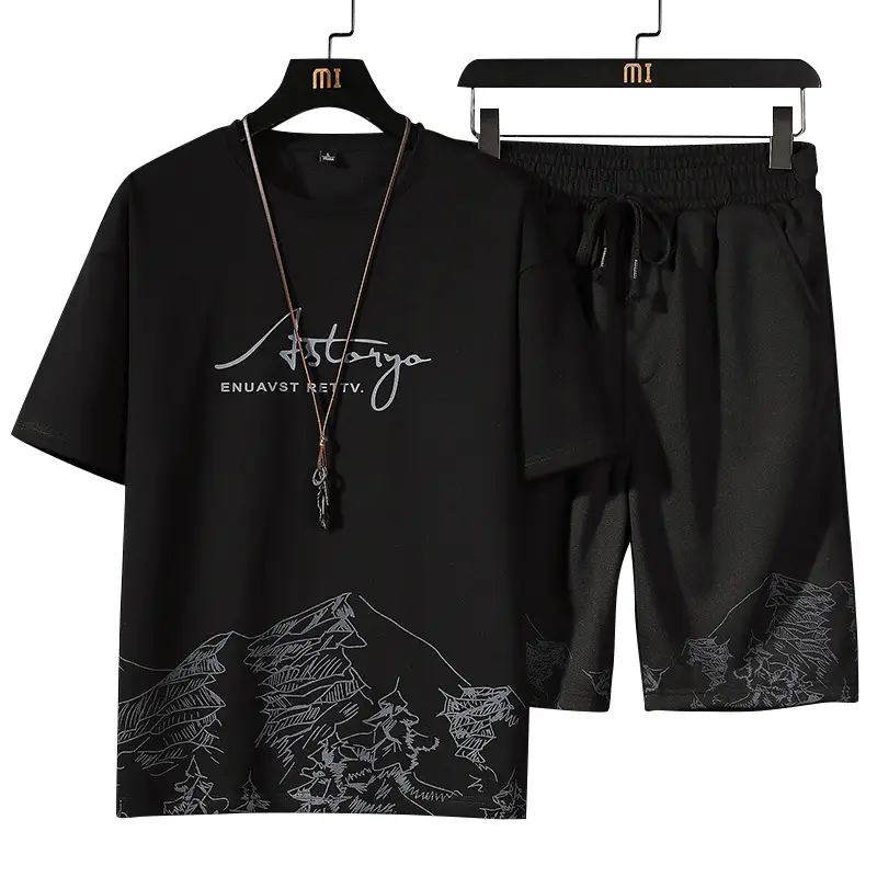 Men White City Print T-Shirt Short Sleeve Summer Wear - Image 18