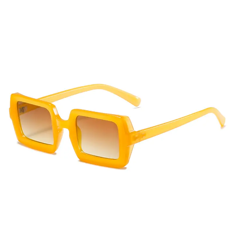 Yellow Square Sunglasses for Women 2021 - Image 4