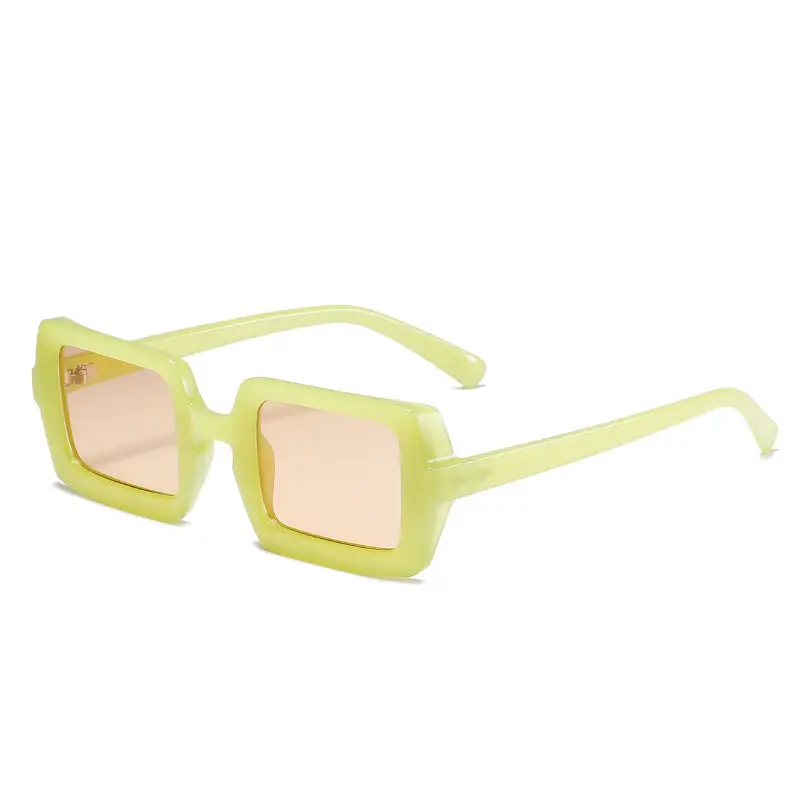 Yellow Square Sunglasses for Women 2021 - Image 6