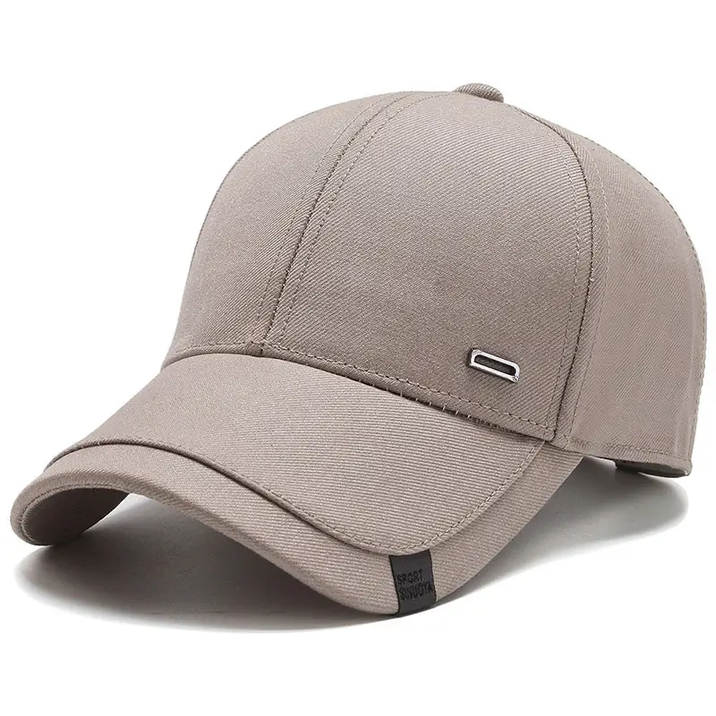Black Korean Style Baseball Cap for Men - Image 2