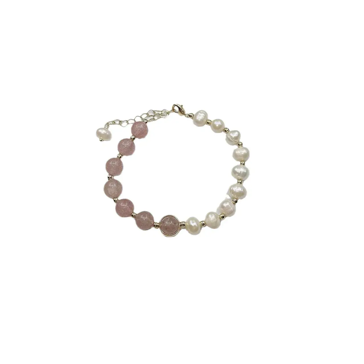 Peach Blossom Pearl Bracelet for Women - Image 5