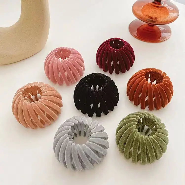 Korean Bird's Nest Hair Twister Clips for Ponytail & High Bun - Image 12