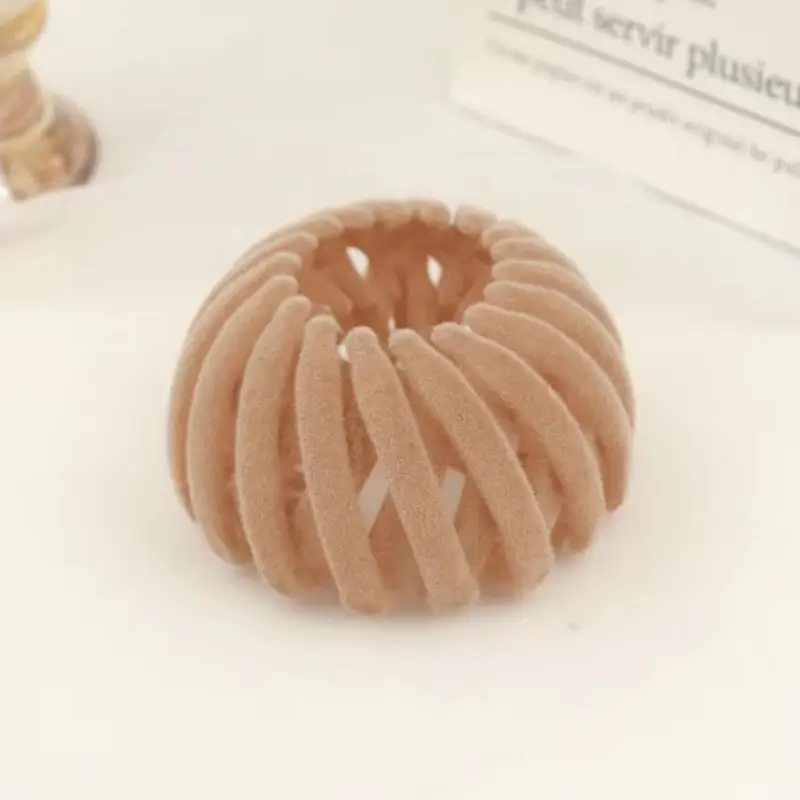 Korean Bird's Nest Hair Twister Clips for Ponytail & High Bun - Image 4