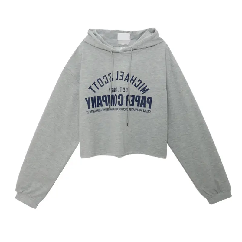 Women White Cotton Hoodie with "We Are Not Going" Print - Image 7