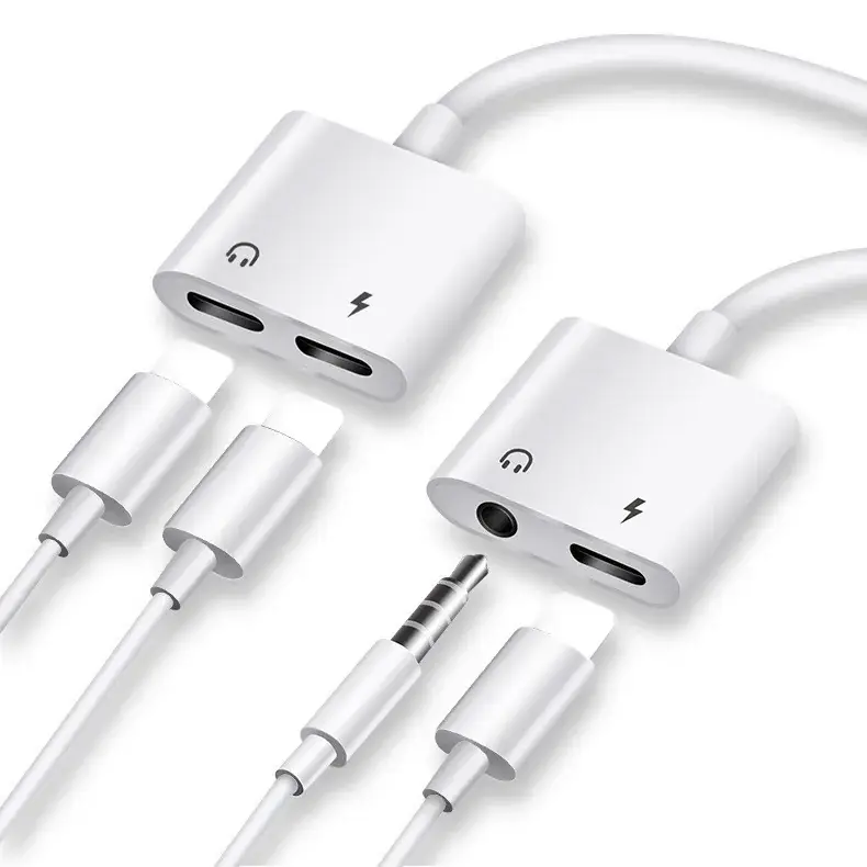 Two-In-One iPhone Headphone Adapter 3.5mm to Lightning - Image 5