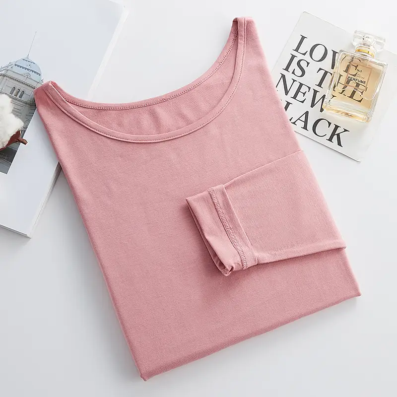 Women's Black Modal Crewneck T-Shirt Large - Image 6