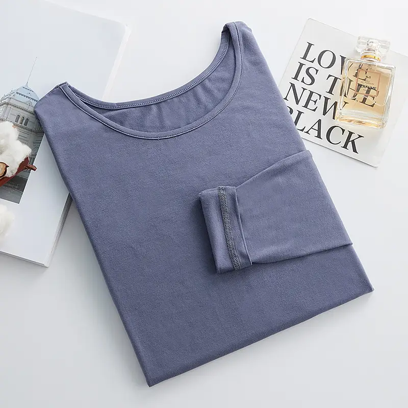Women's Black Modal Crewneck T-Shirt Large - Image 9