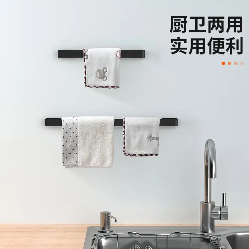 Stainless Steel Bathroom Towel Rack with Drainage