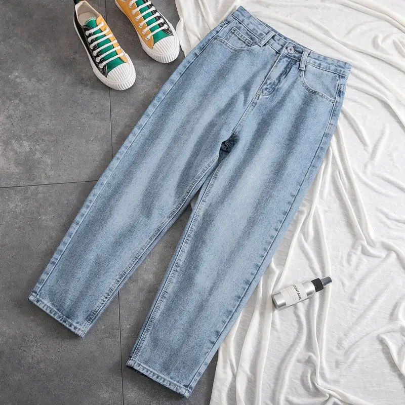 Women's Light Blue Slim Fit Jeans Spring Autumn New Salt - Image 7