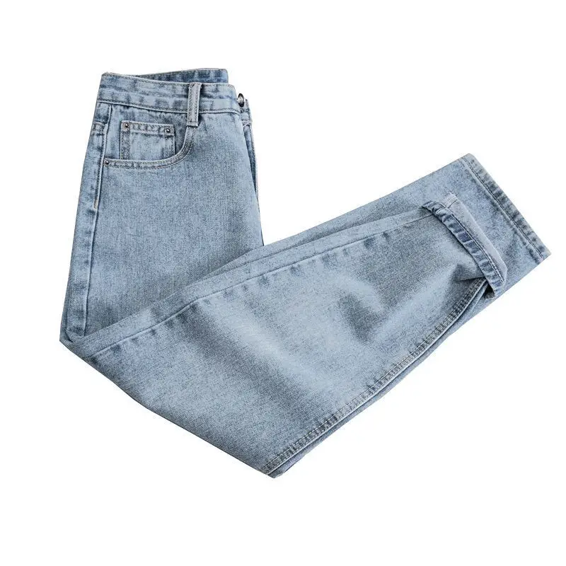 Women's Light Blue Slim Fit Jeans Spring Autumn New Salt - Image 10