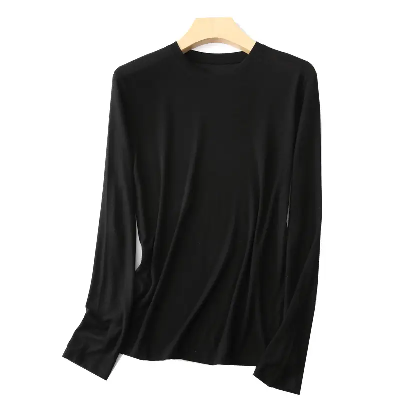 Women's Long Sleeve Silk Sunscreen Top Olive Green - Image 10