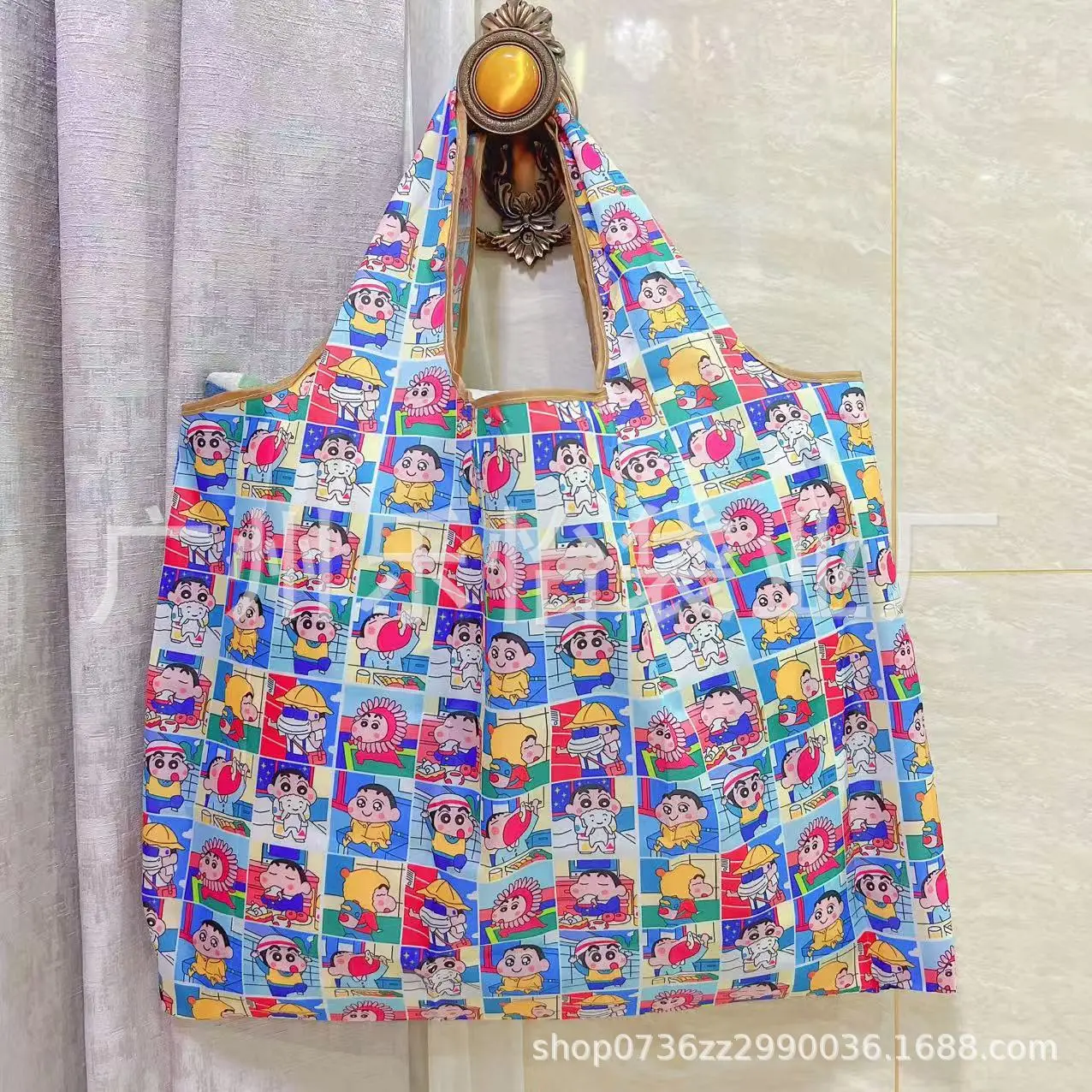 Factory Direct Cartoon Polyester Large Two-in-One Shopping Bag - Image 102