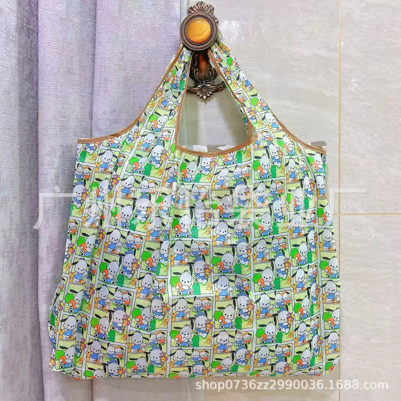 Factory Direct Cartoon Polyester Large Two-in-One Shopping Bag - Image 105