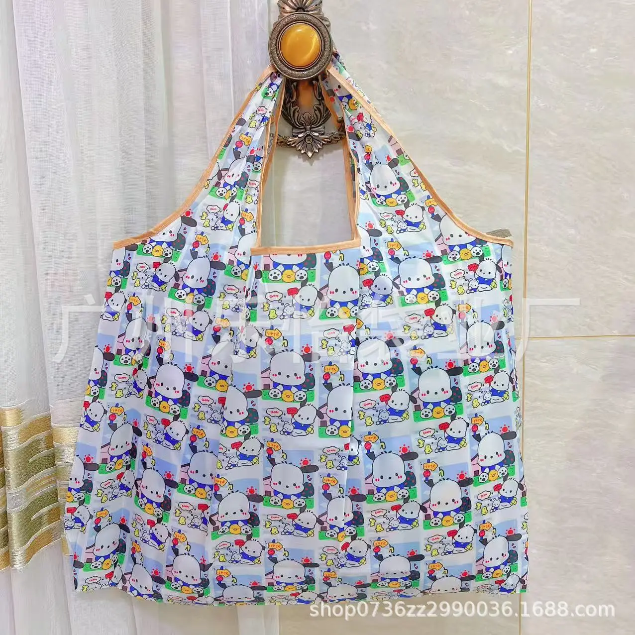 Factory Direct Cartoon Polyester Large Two-in-One Shopping Bag - Image 113