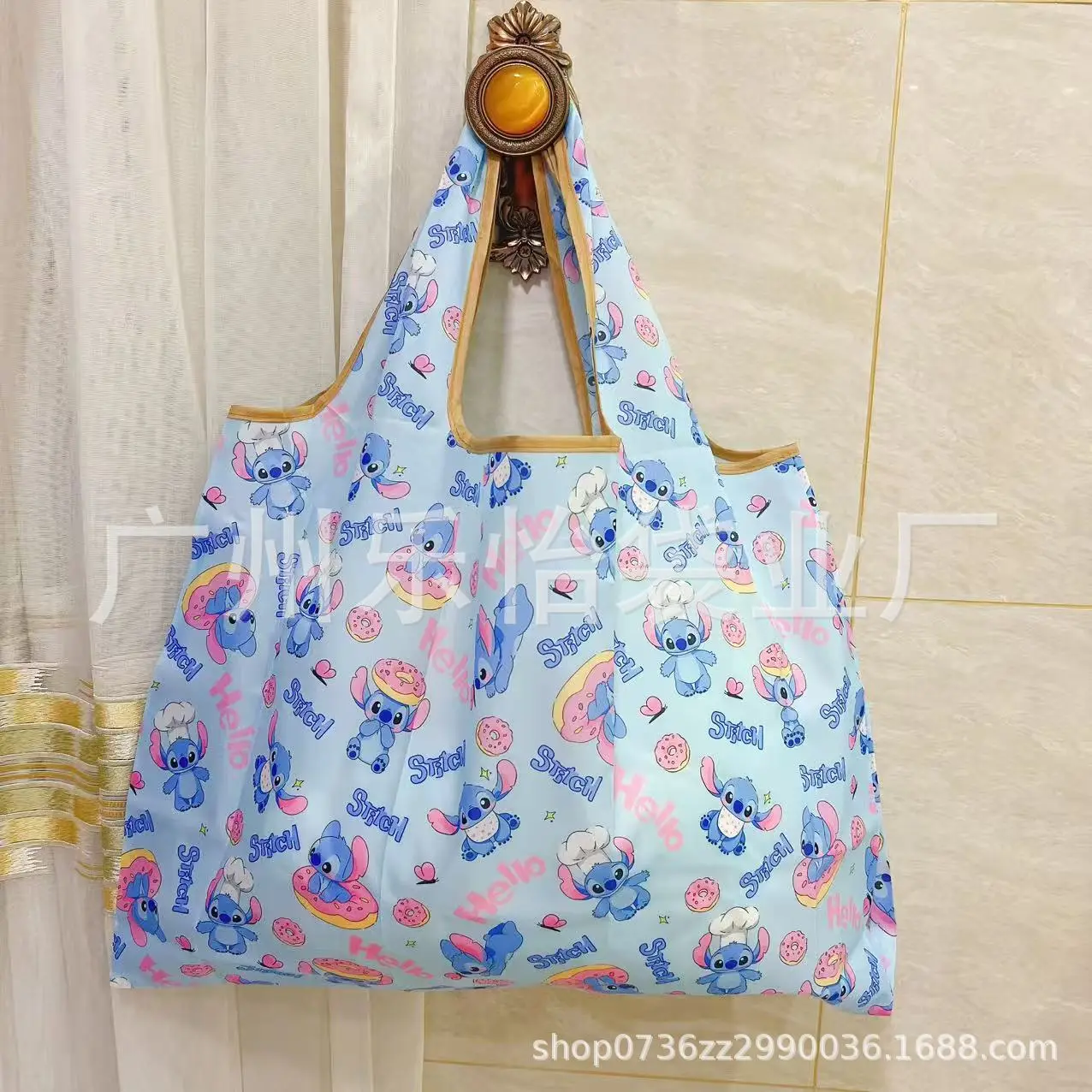 Factory Direct Cartoon Polyester Large Two-in-One Shopping Bag - Image 133
