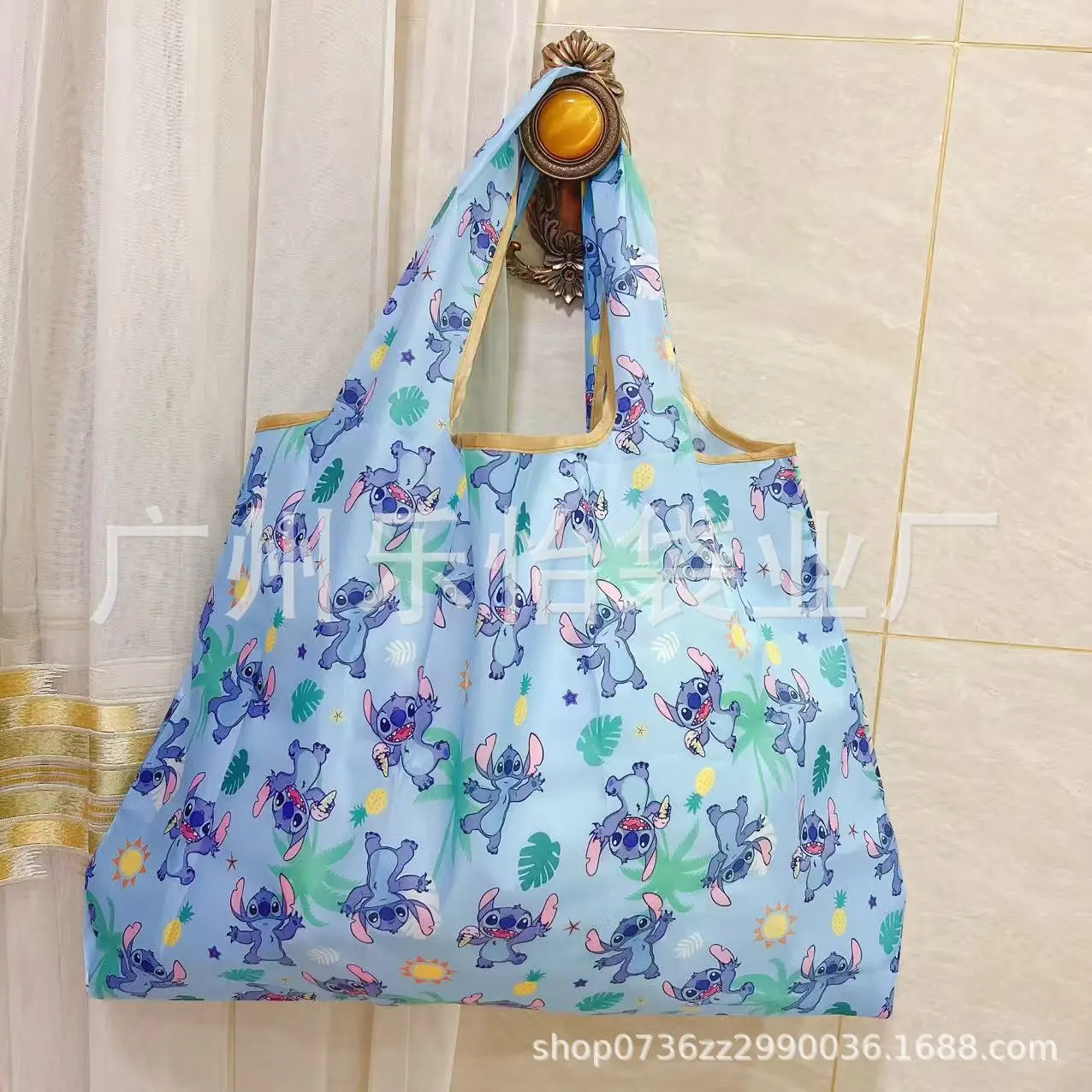 Factory Direct Cartoon Polyester Large Two-in-One Shopping Bag - Image 135