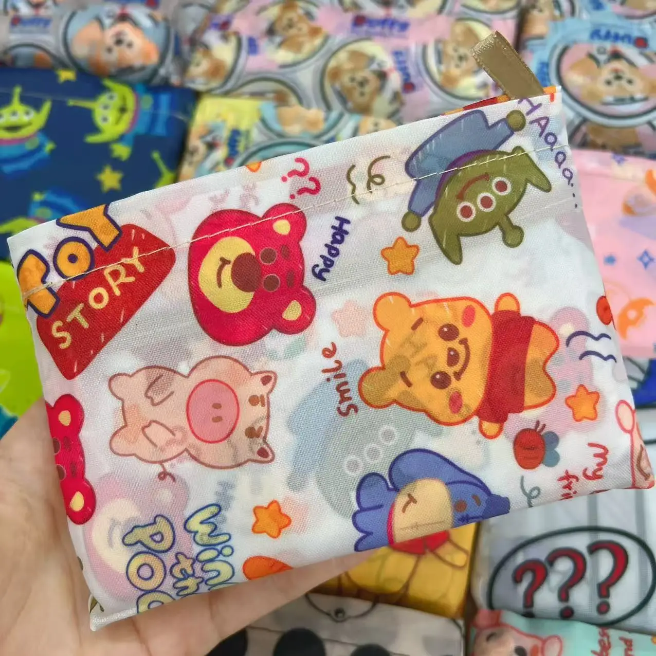 Factory Direct Cartoon Polyester Large Two-in-One Shopping Bag - Image 141