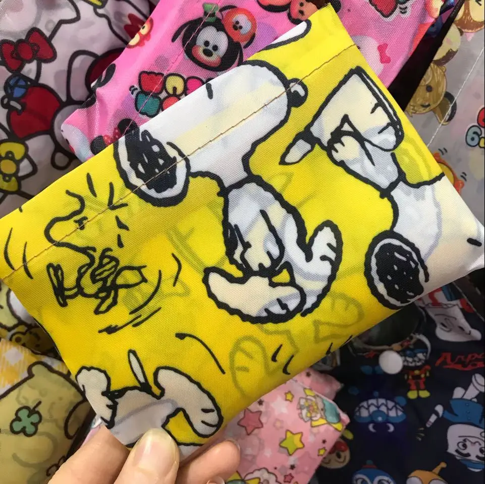 Factory Direct Cartoon Polyester Large Two-in-One Shopping Bag - Image 23