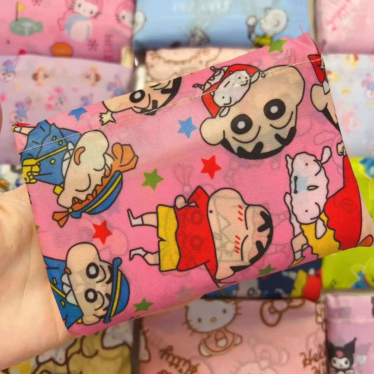 Factory Direct Cartoon Polyester Large Two-in-One Shopping Bag - Image 39