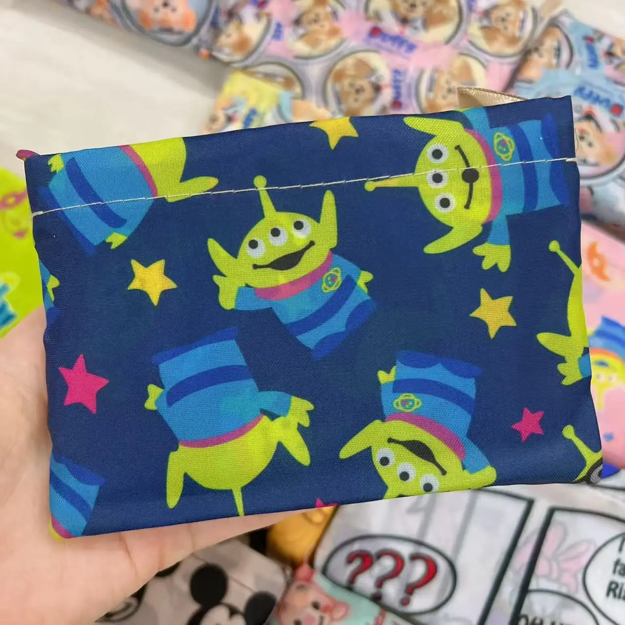 Factory Direct Cartoon Polyester Large Two-in-One Shopping Bag - Image 42