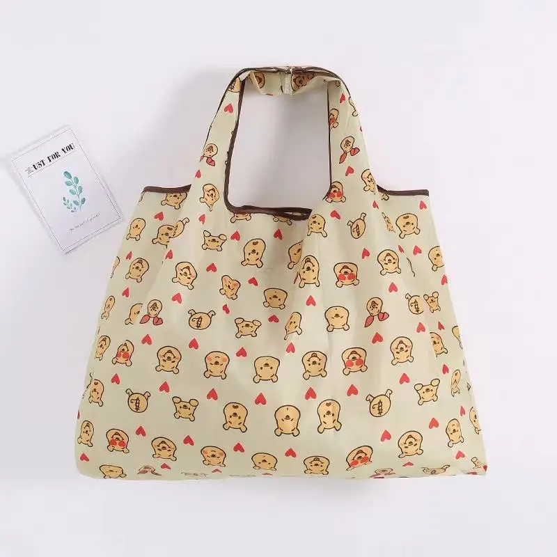 Factory Direct Cartoon Polyester Large Two-in-One Shopping Bag - Image 48