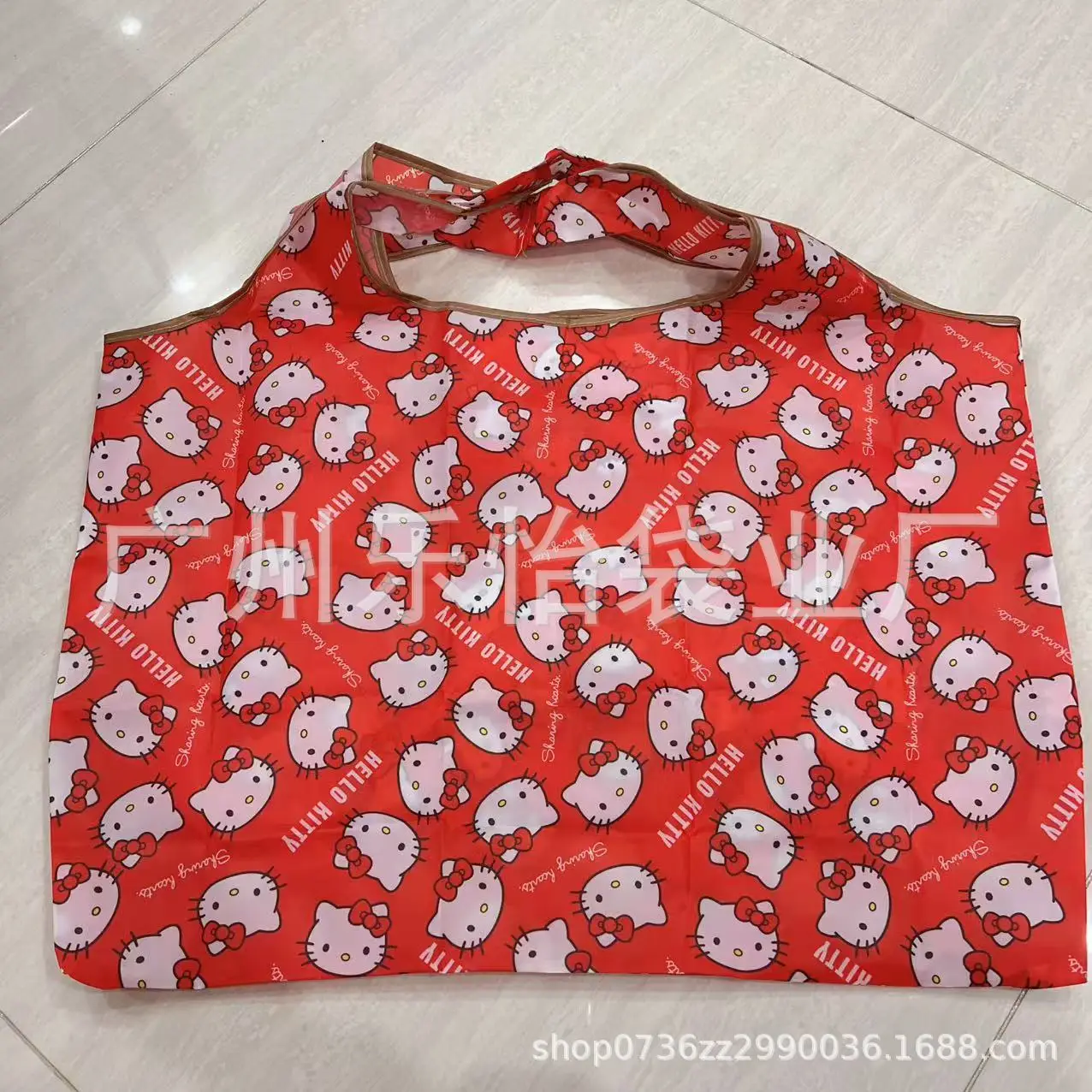 Factory Direct Cartoon Polyester Large Two-in-One Shopping Bag - Image 76
