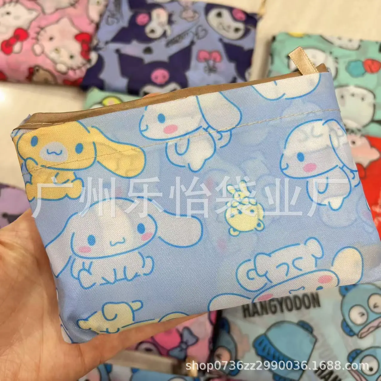 Factory Direct Cartoon Polyester Large Two-in-One Shopping Bag - Image 82