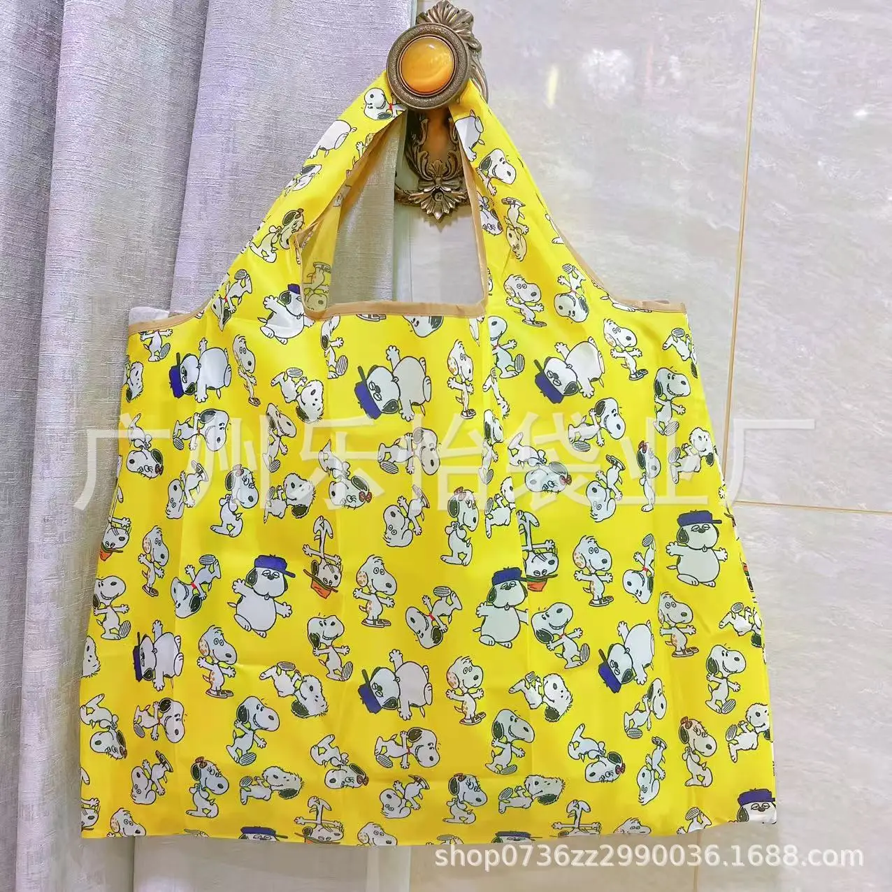 Factory Direct Cartoon Polyester Large Two-in-One Shopping Bag - Image 89