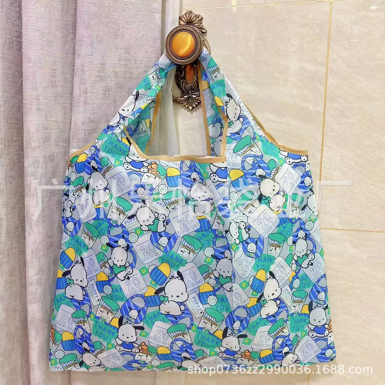 Factory Direct Cartoon Polyester Large Two-in-One Shopping Bag - Image 90