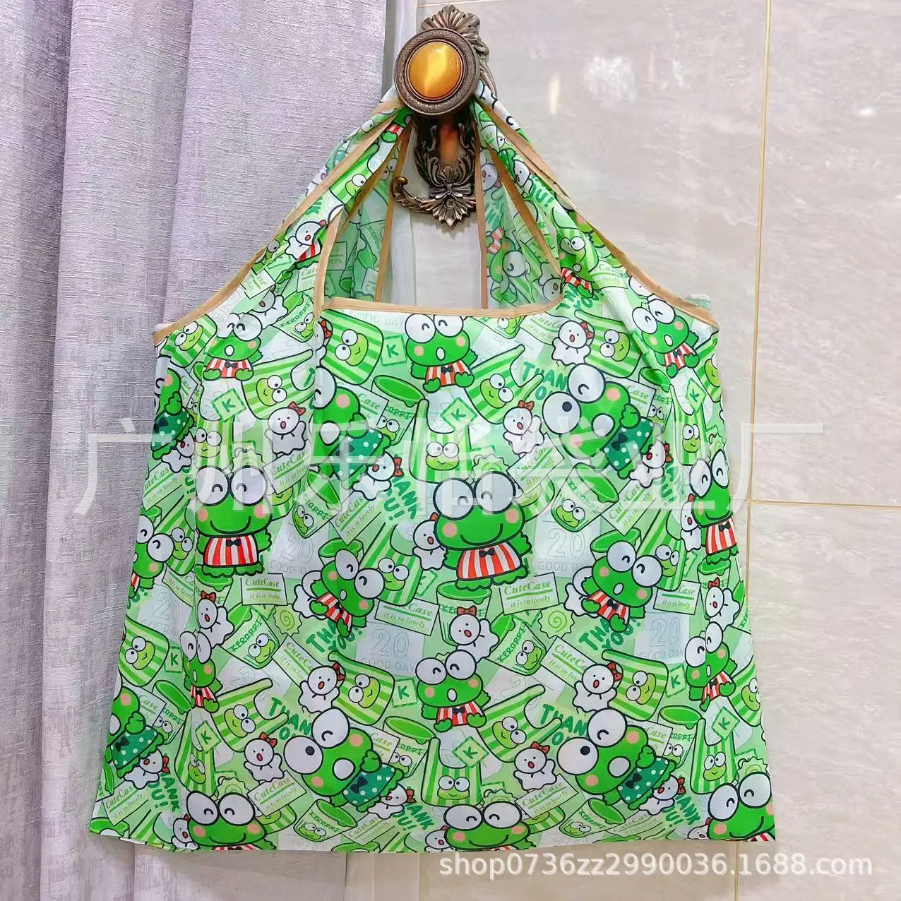 Factory Direct Cartoon Polyester Large Two-in-One Shopping Bag - Image 93