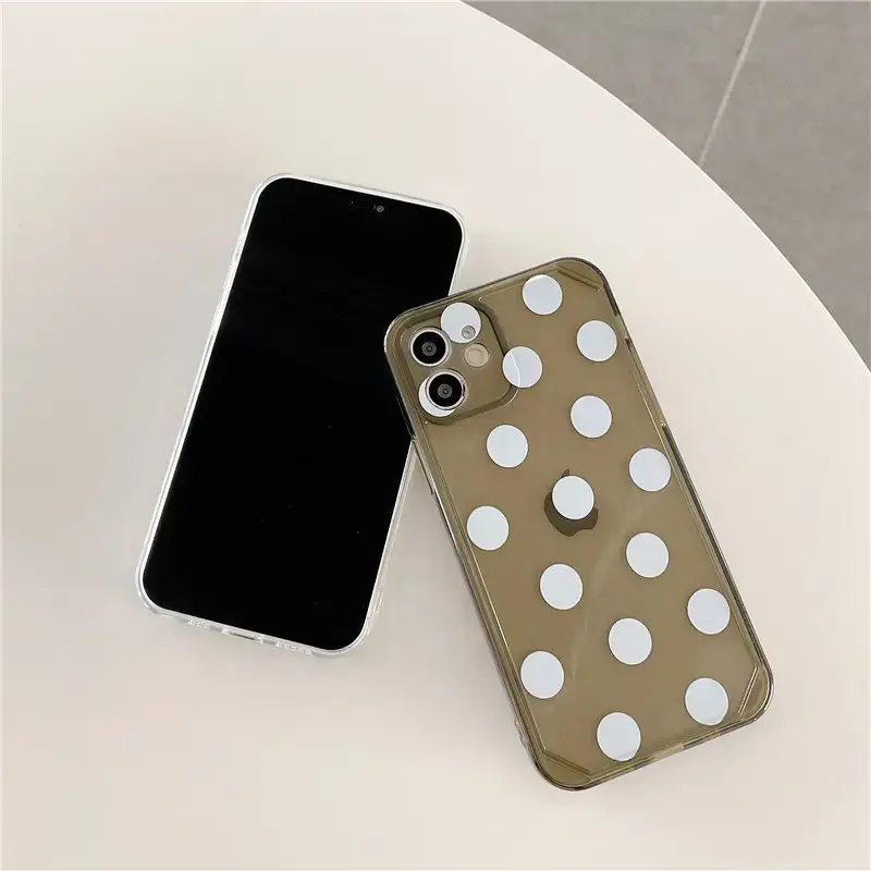 Black Wave Dot Mobile Case for Apple 13 Pro Max