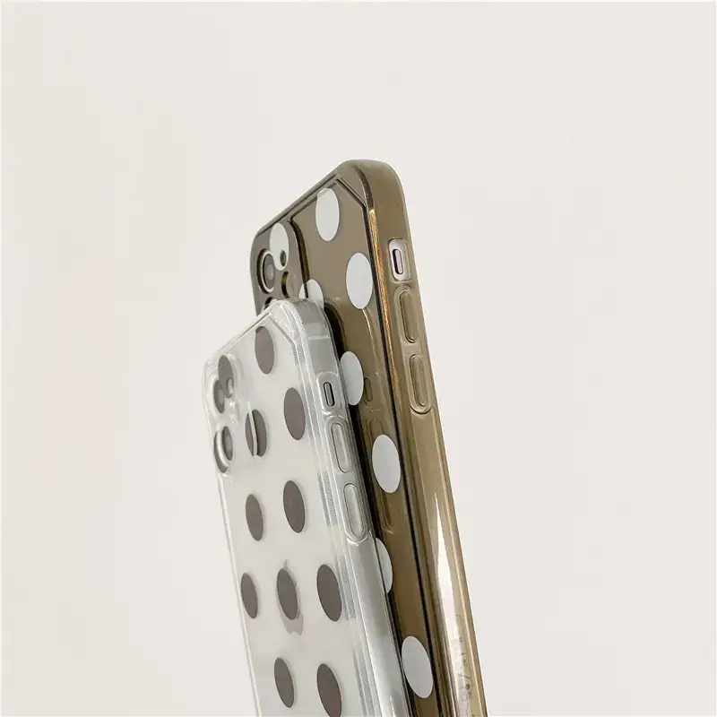 Black Wave Dot Mobile Case for Apple 13 Pro Max
