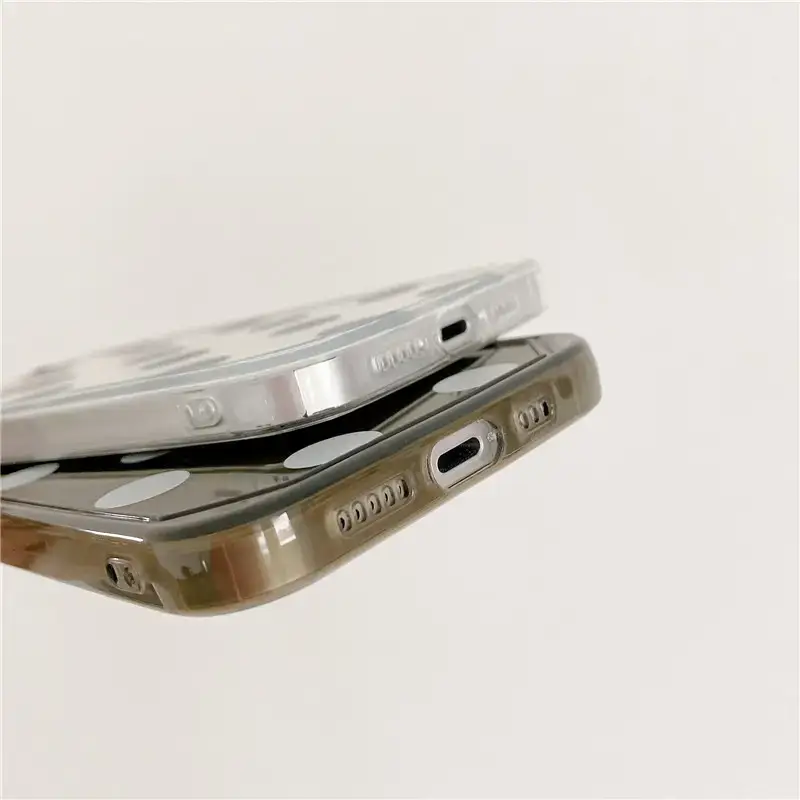 Black Wave Dot Mobile Case for Apple 13 Pro Max