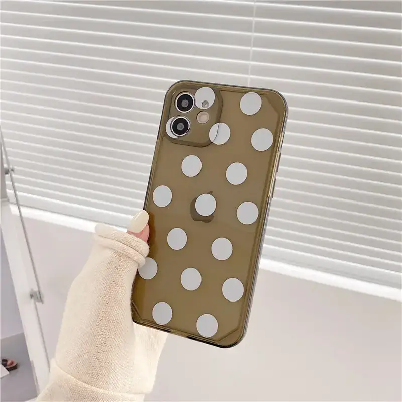 Black Wave Dot Mobile Case for Apple 13 Pro Max