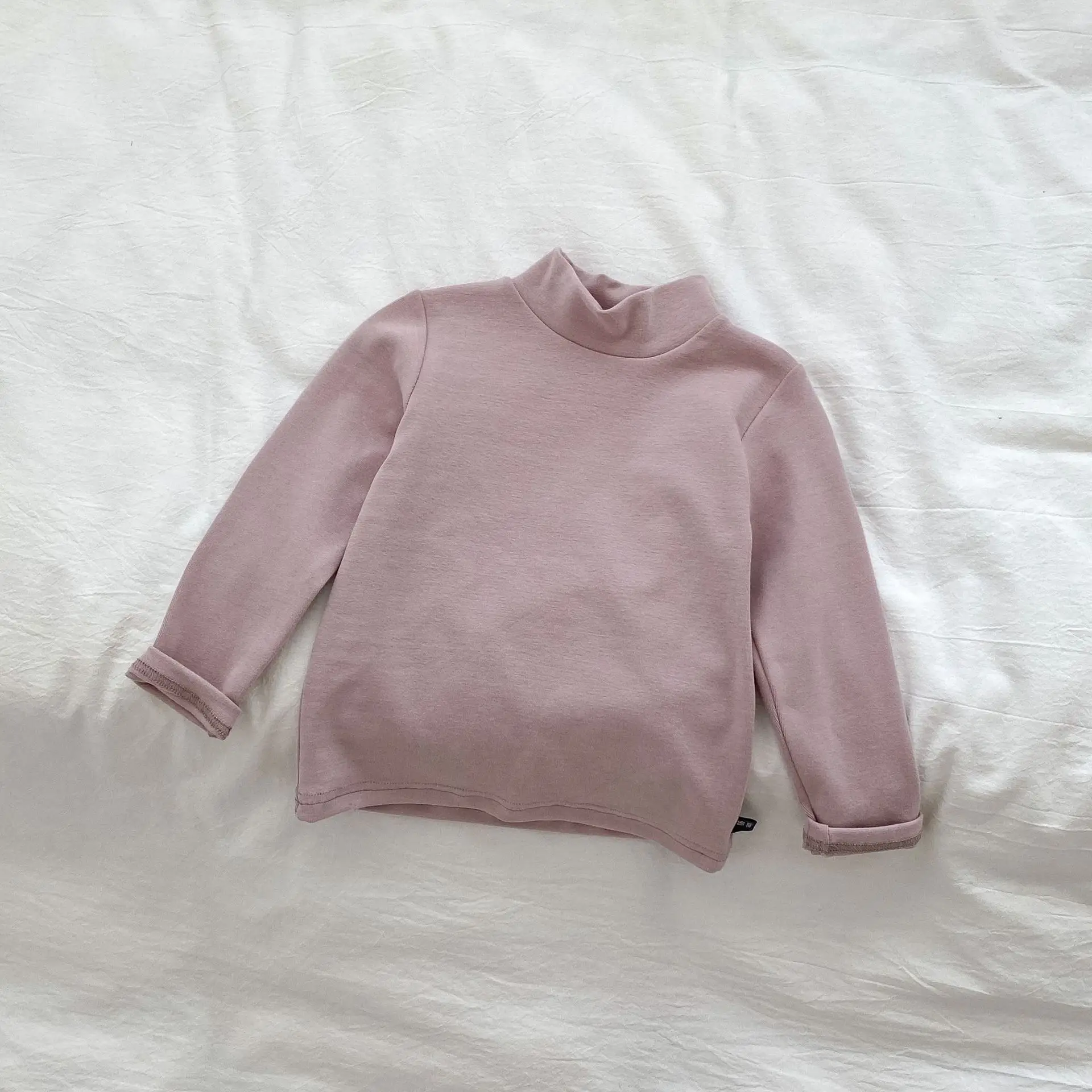 Children's Striped Pull-Up T-Shirt Pink Black White - Image 8