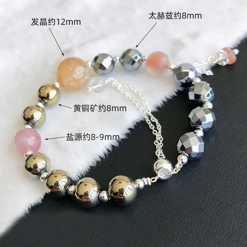 Jingyao Thai Adjustable Bracelet Chalcopyrite Women - Image 4