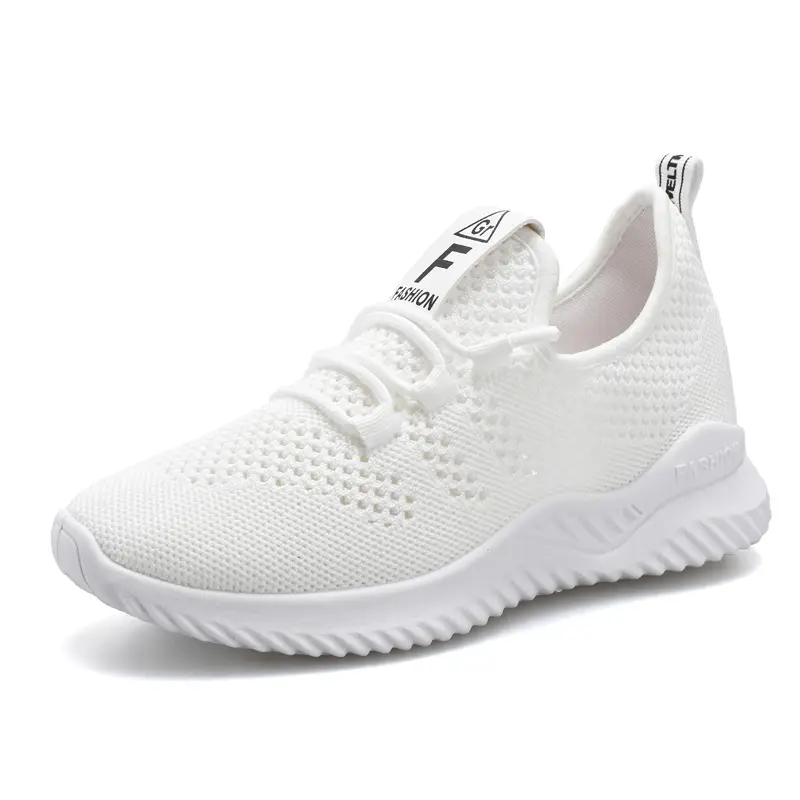 One-Piece Drop-Shipping Summer Mesh Shoes, Fly-Knit Casual Women's Shoes, Breathable Lightweight Sports Shoes, Running Shoes, Women's Mesh Shoes - Image 5