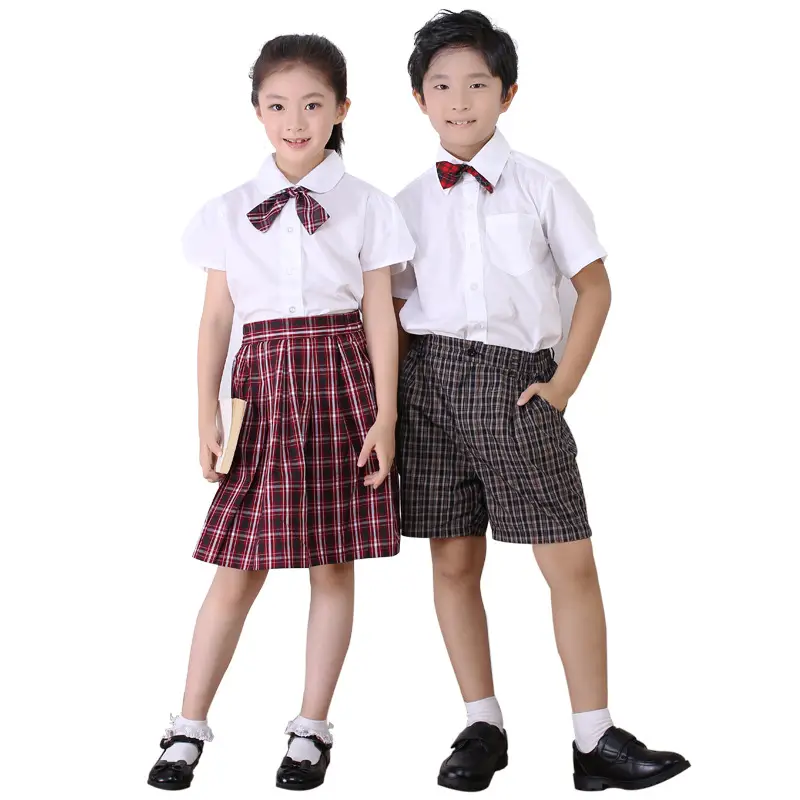 White Summer Shirt for Girls with Bow - Image 16