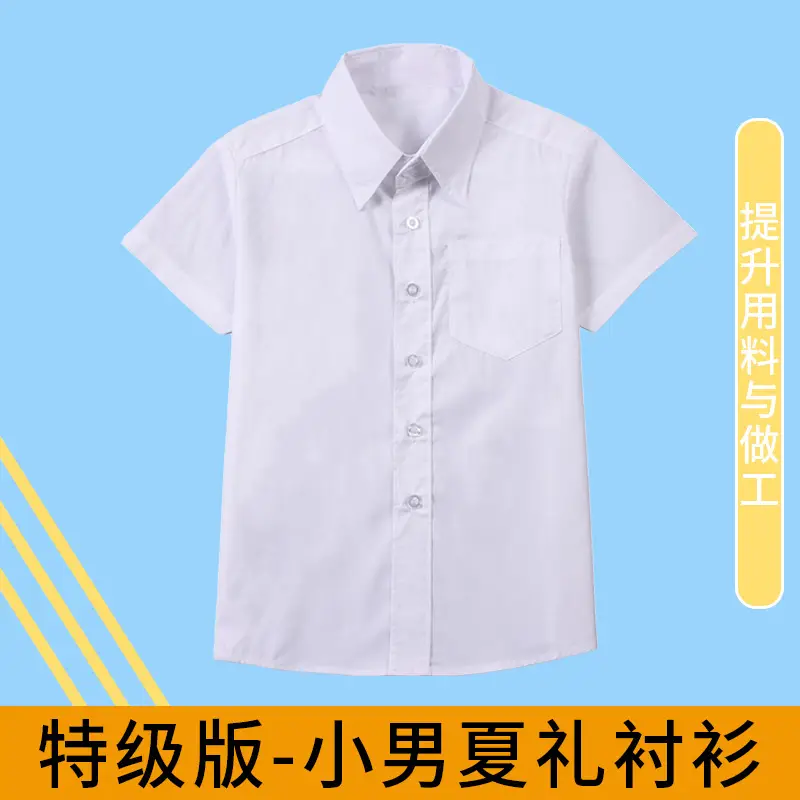 White Summer Shirt for Girls with Bow - Image 3