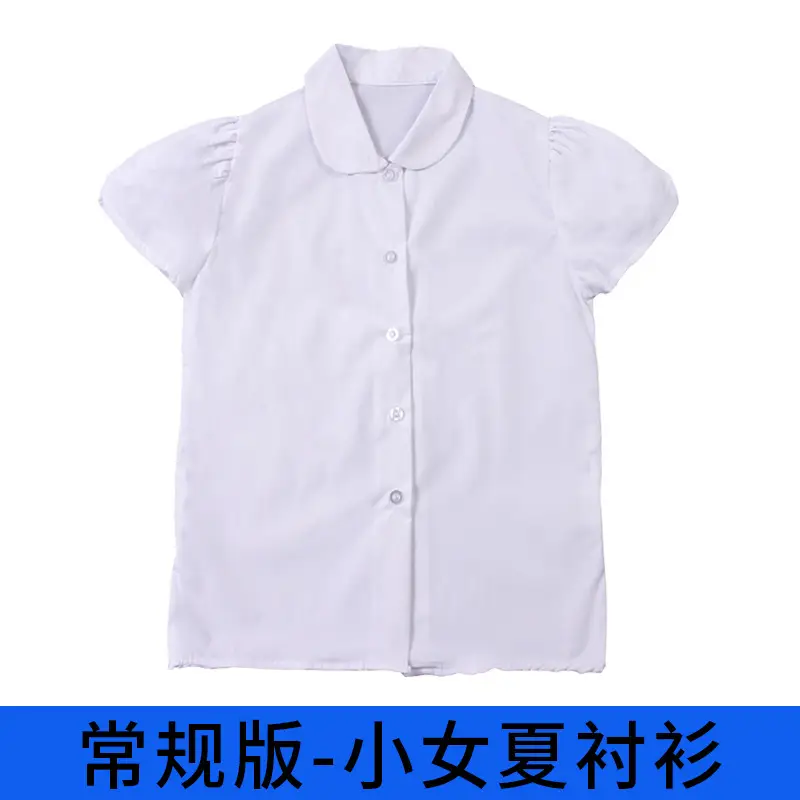 White Summer Shirt for Girls with Bow - Image 6