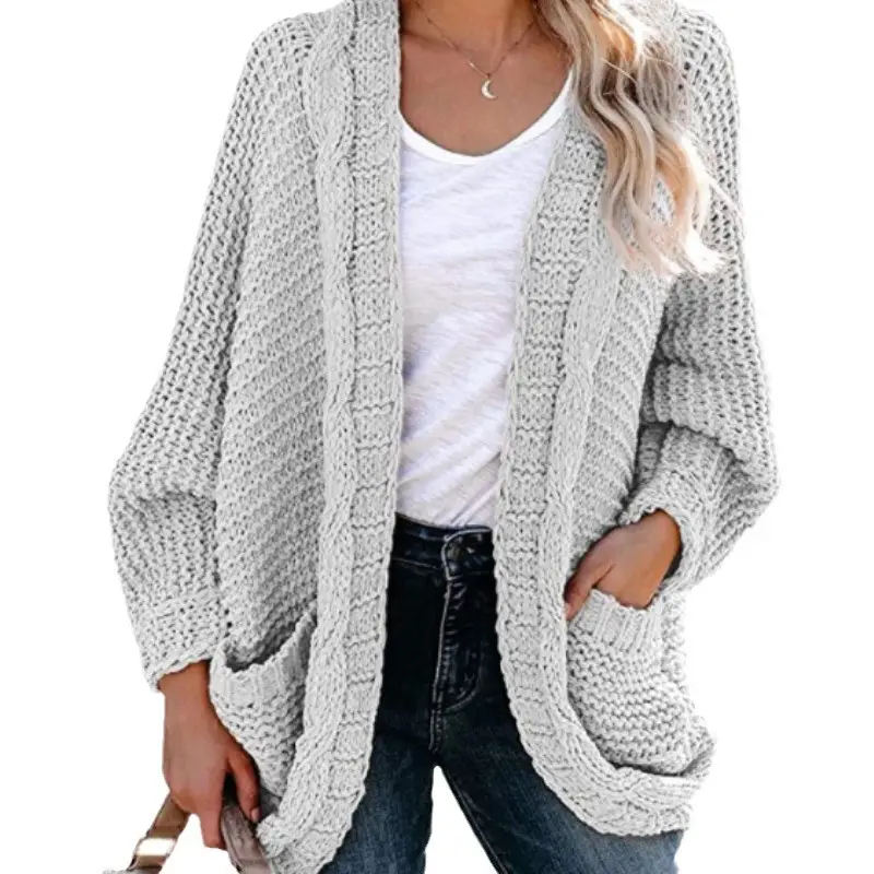 2025 Women Button Cardigan Outwear Knitwear Large - Image 13