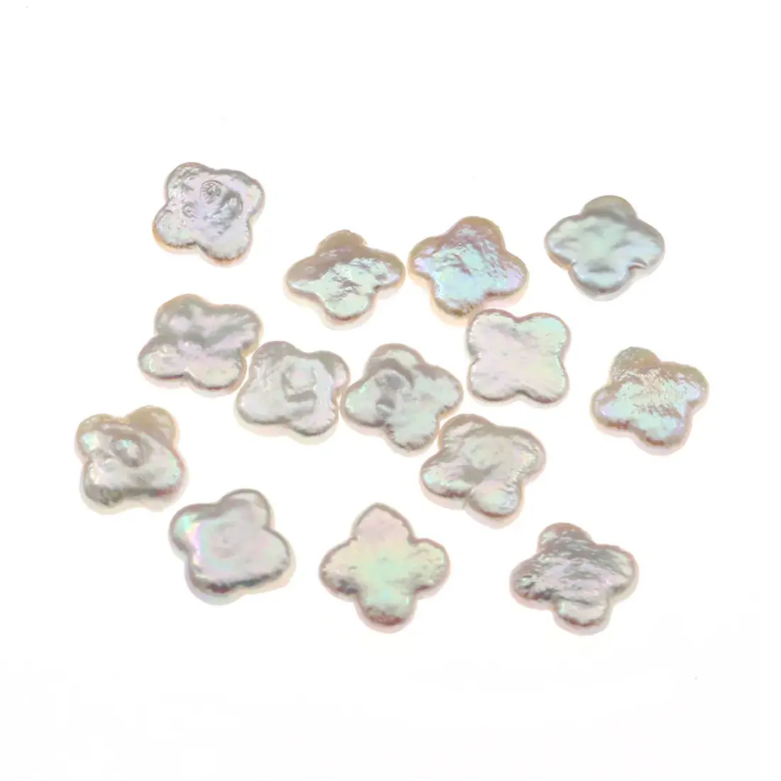 Four-Leaf Clover Freshwater Pearl Baroque Irregular Beads - Image 5